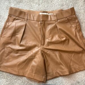 Abercrombie & Fitch Vegan Leather Shorts